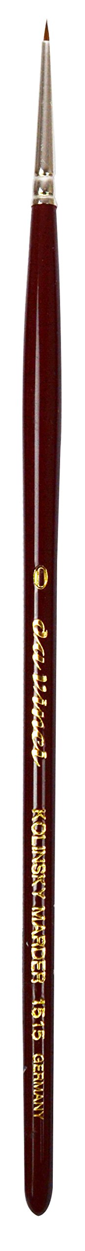 da Vinci Watercolor Series 1515 Maestro Paint Brush, Extra Short Retouching Kolinsky Red Sable, Size 0 (1515-0)