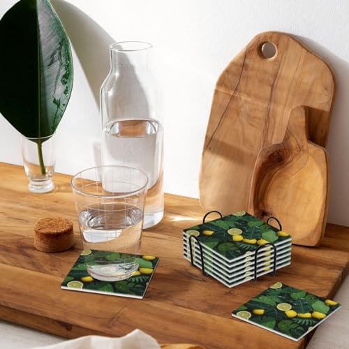 Dessous de verre céramique absorbants pour éliminer les traces d'eau sur table