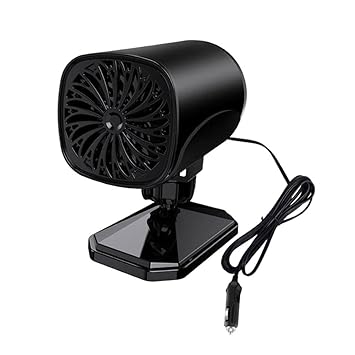 ATORSE Car Heater Demister Defroster Winter/Cold Weather Anti-Fog For Vehicle 24V Black