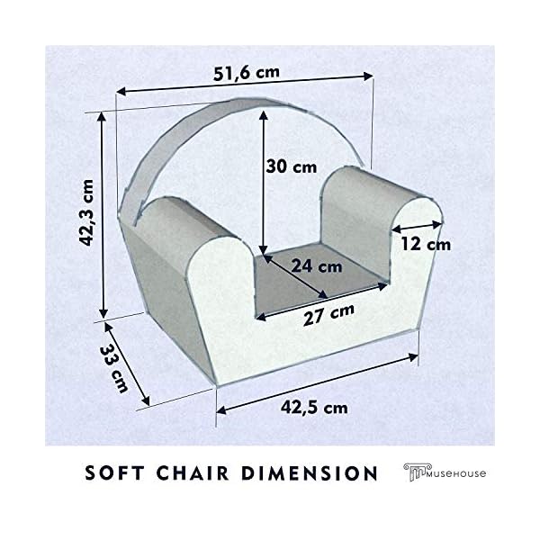 MoMika Children's Chair | Armchair | Sofa Seat | Stool for Kids - Toddlers - Children Sofa Seat | 0-4 Years Old | - Image 7