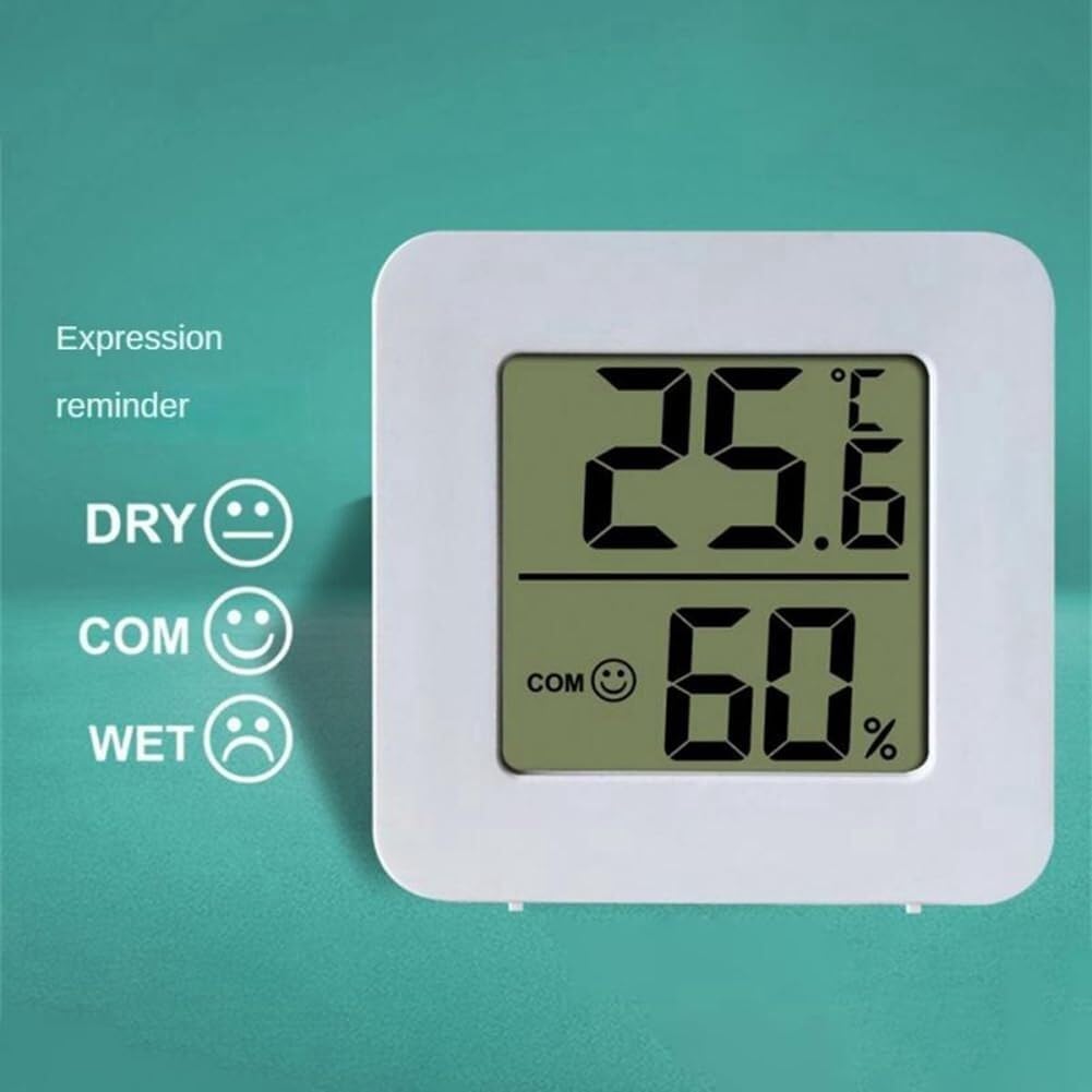 Mini termómetro de interior LCD digital for temperatura, higrómetro de ambiente, medidor de humedad, sensor de medición for el hogar