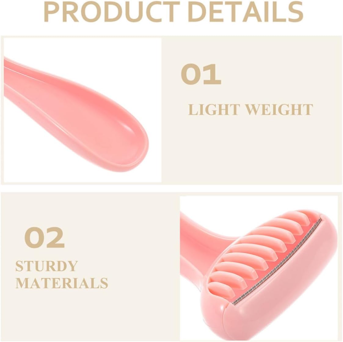 Healifty 2pcs Women Hair Remover for Private Areas and Legs, Painless Design Compact Hair Removal Tool with Plastic and Steel Material, for Daily Use and Travel