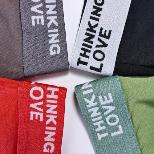 Men's Boxer Briefs 4-Pack, Cotton Underwear Set for Men, Breathable Moisture-Wicking Comfortable Boxer Brief Multipack2