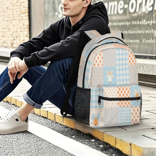 Mochila ligera escolar con compartimento acolchado portátil 7