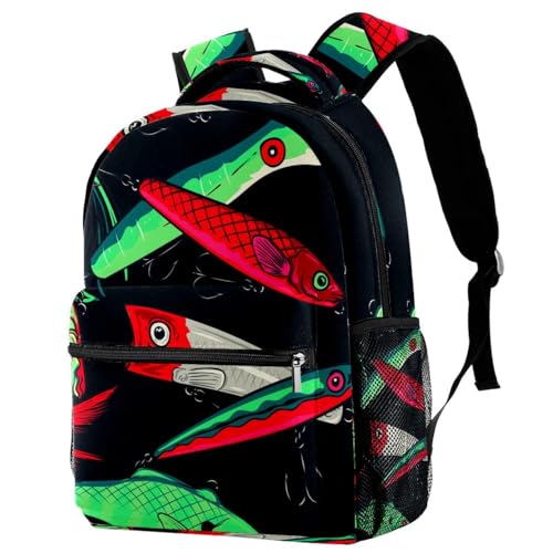 Sac à dos d'école multicolore 29x20x40cm pour adolescents et filles