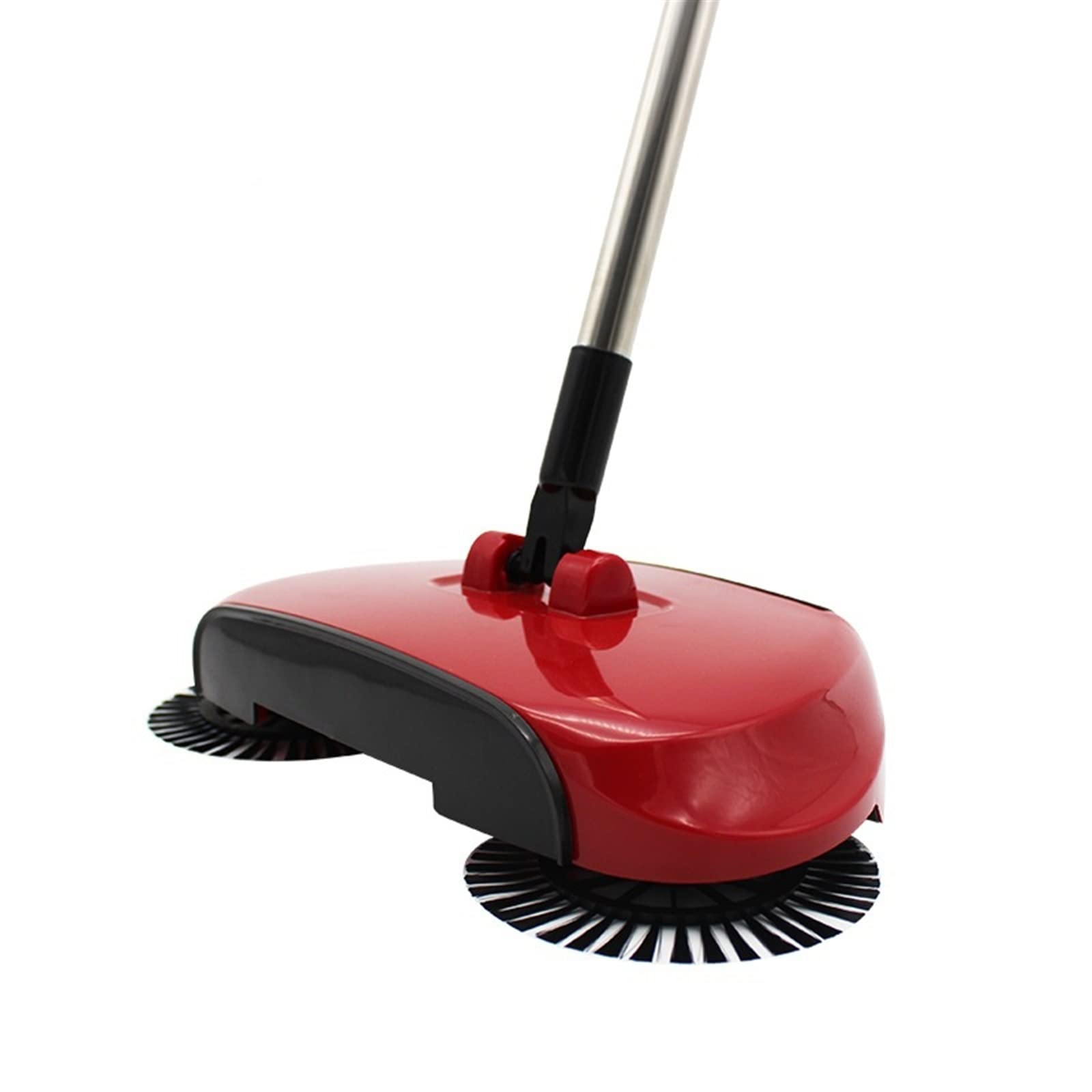 Robot aspirateur manuel contre la poussière sans électricité rouge