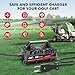 YILEIDE 18 AMP Golf Cart Battery Charger for 36 Volt EZGO & for Yamaha - Crowfoot Plug
