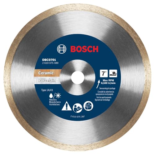Bosch DBC0701 7 in. Continuous Rim Diamond Wheel