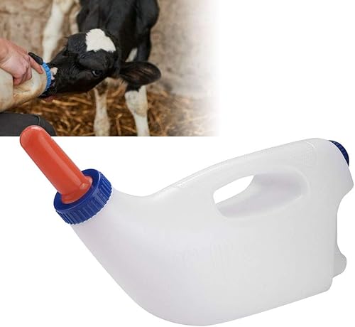 Miniatura 5 de Botella de alimentación de lactancia de ternero de 4L, botella de leche de cordero Botella de leche de cabra de ternero con asa, suministros de