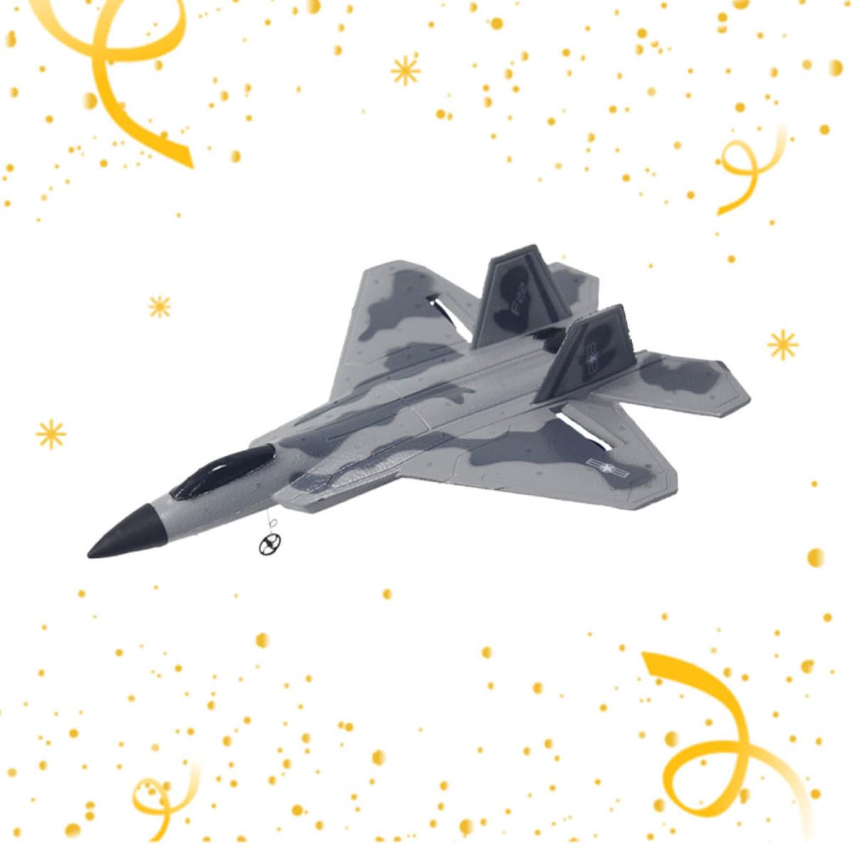Avión de Envergadura Fija RC 2.4ghz Epp Hélice Bilateral