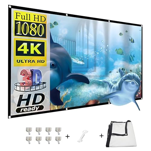 Pantalla portátil para proyector 120 pulg 16:9 4K HD