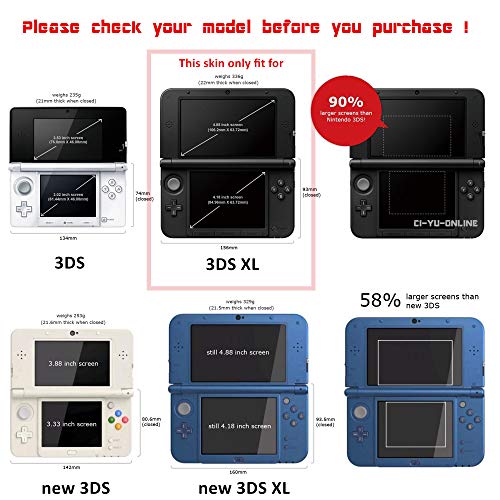 Ci-Yu-Online Charizard Black #1 Limited Edition VINYL SKIN STICKER DECAL COVER for Nintendo 3DS XL / LL Console System image 3