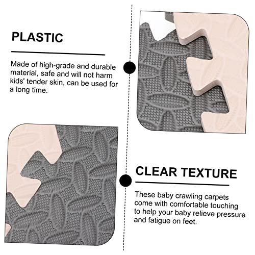 Tapis de ramper en mousse isolant contre le sol froid pour bébé