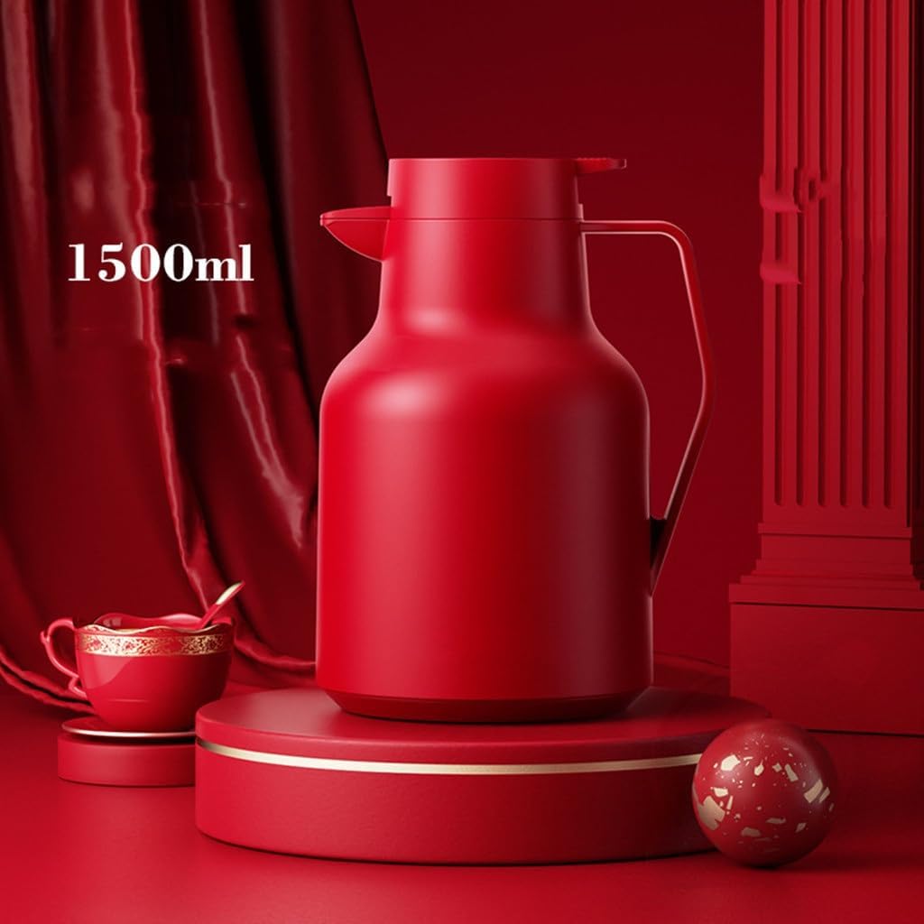 Intelligent Temperature Insulation Pot Large Capacity Bottle Vacuum Glass Heating Kettle