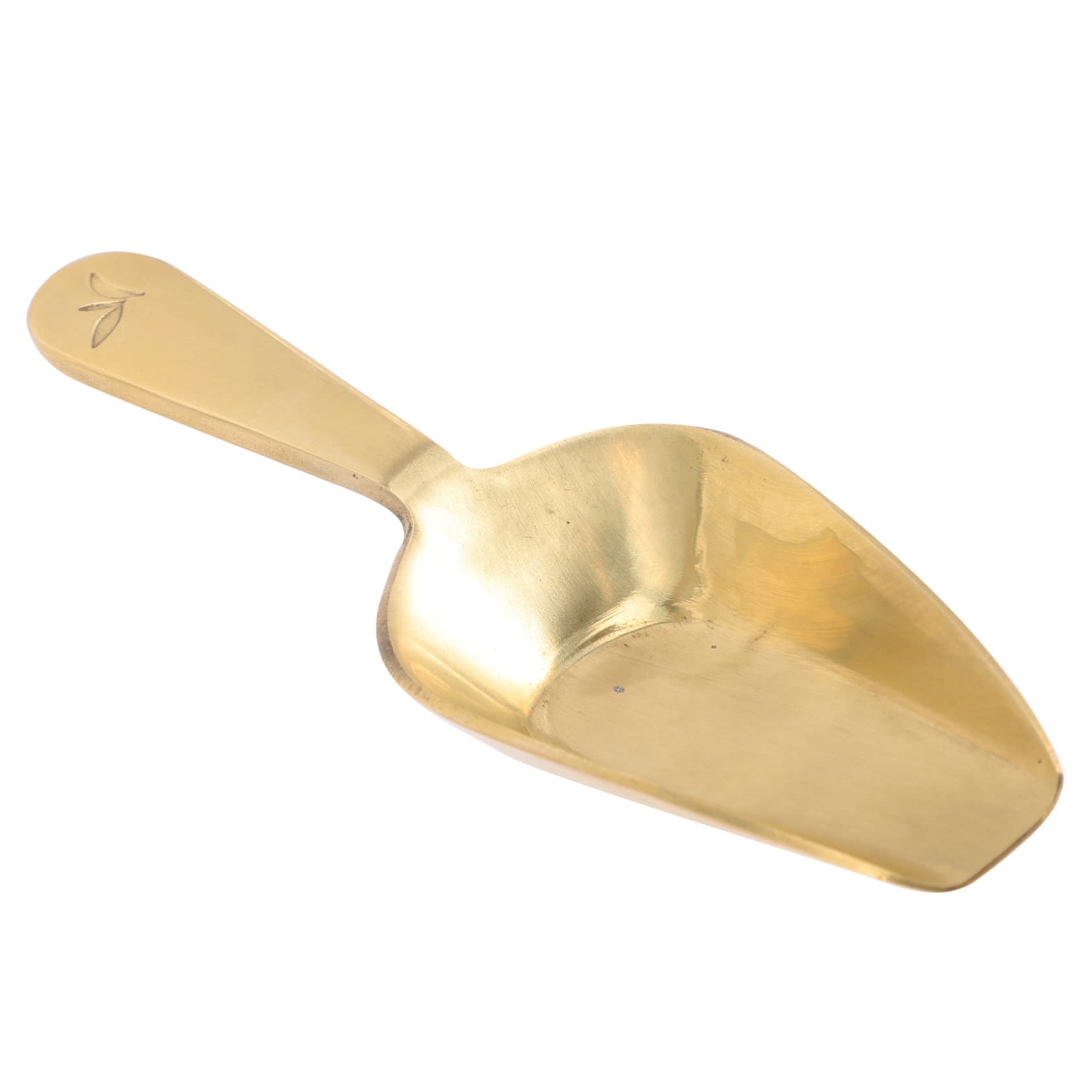 3 Cucharas De Latón Para Café Y Té Utensilios De Cocina Para El Hogar Con Mango De Metal.