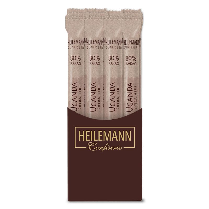 Heilemann Ursprungs-Schokolade Stick Uganda 80%, 24 x 40 g
