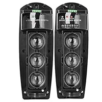 Demeras Dreistrahldetektoren Dreistrahlalarm Photoelektrisches Infrarot LED Detektor Sicherheitssystem Drahtlose ¡§1bertragung f¡§1r das Alarmsystem f¡§1r die Sicherheit zu Hause(ABE 100)