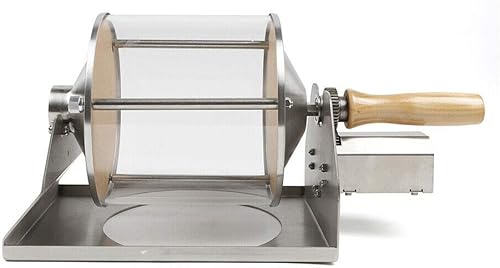 Miniatura 5 de Gdrasuya10 KAKA-G400 - Quemador de gas para el hogar, tostadora de granos de café, tostadora de café con mango de madera para cafetería/hogar