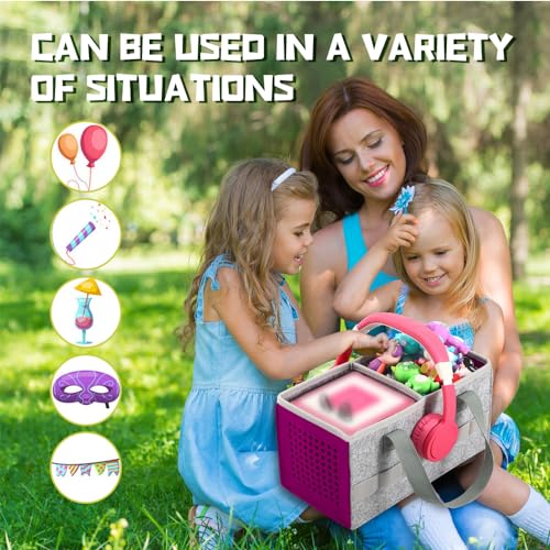 Seracle Tasche für Toniebox Tonie, Organizer Tragetasche für Toniebox Starter Set und Tonies Figur, Kopfhörer, Ladestation und Sonstiges Zubehör (Lila)