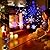 Vanthylit Christmas Projector Lights Outdoor, White Blue Snowflakes Projection Outside, Waterproof LED Landscape Christmas Light for Window Yard House Party Xmas Indoor Decor