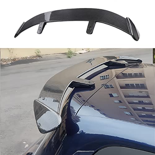 ★【Materiale Premium】 Il nostro spoiler è realizzato in materiale ABS di alta qualità. Elevata resistenza al calore, buona tenacità e non facile da deformare, elevata resistenza, peso leggero.