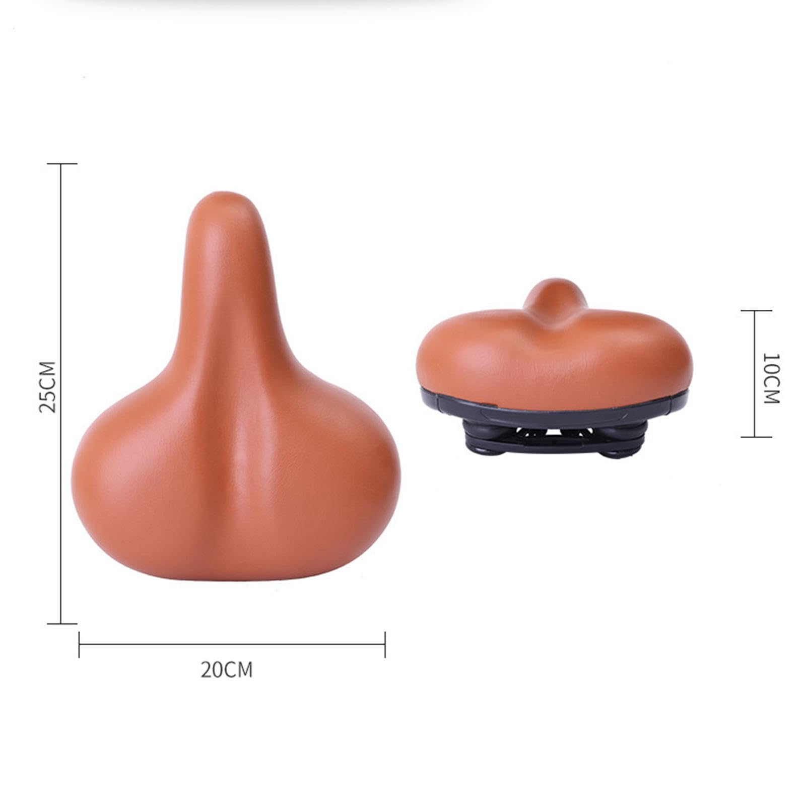 Ampia Sella per Bicicletta, Adatta Sia per Uomo Che per Donna, con Assorbimento degli Urti E Impermeabile, Ideale per Mountain Bike da Strada.