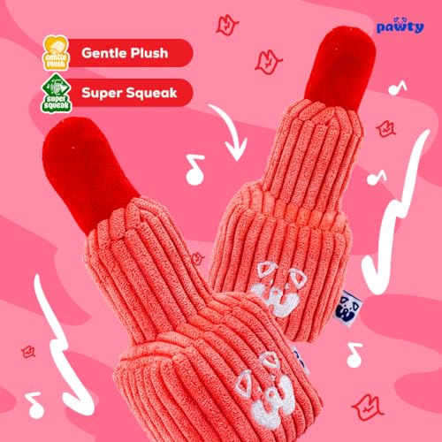 Juguete de Peluche PAWTY Labial para Perros Pequeños y Medianos miniatura 3