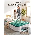 Queen Air Mattress with Built in Pump, 16" Camping Air Mattress - Image 6