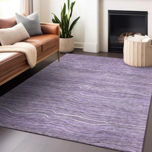 Tapete Addison Rugs Chantille Purple 5' x 7'6" miniatura 1
