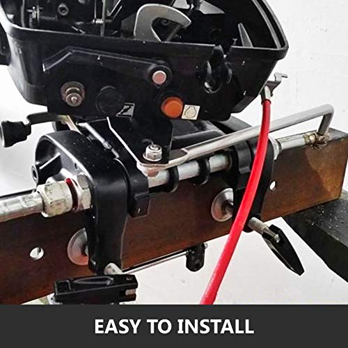 image for Bestauto Boat Steering Cable 14ft Rotary Mechanical Steering Cable 14'