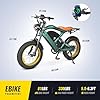 SMARTRAVEL Electric Bike with 1200W Brushless Motor,32 MPH,20Ah Removable Battery,30 Miles Range,7 Speed,GPS Tracker with APP Control,20" Fat Tire,Ebike for Adults,ST202 #4