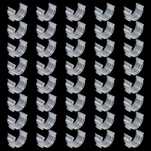 Image of Kyuionty 50 Pcs Sewing Bobbin Clips, Clear Thread Holder