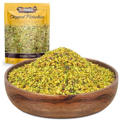 Pistachos Picados y Crudos | Sin Sal | 1 Kg de pistachos de origen natural | Vegano y vegetariano | Sin cáscara | Pelados y frescos | No tostados | Dorimed