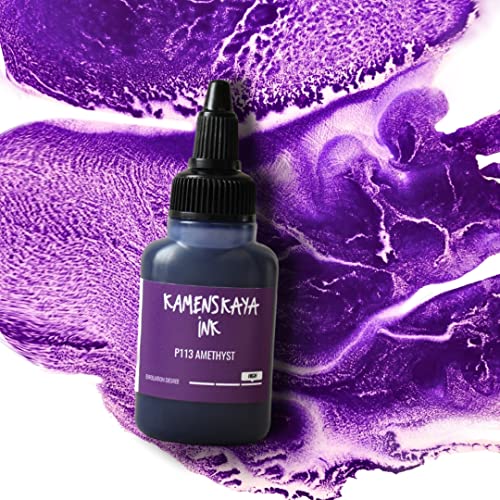 KAMENSKAYA Entlaminierende Alcohol Ink: Selbstspaltende Alkohol Ink P-113 'Amethyst', 40 ml Cover