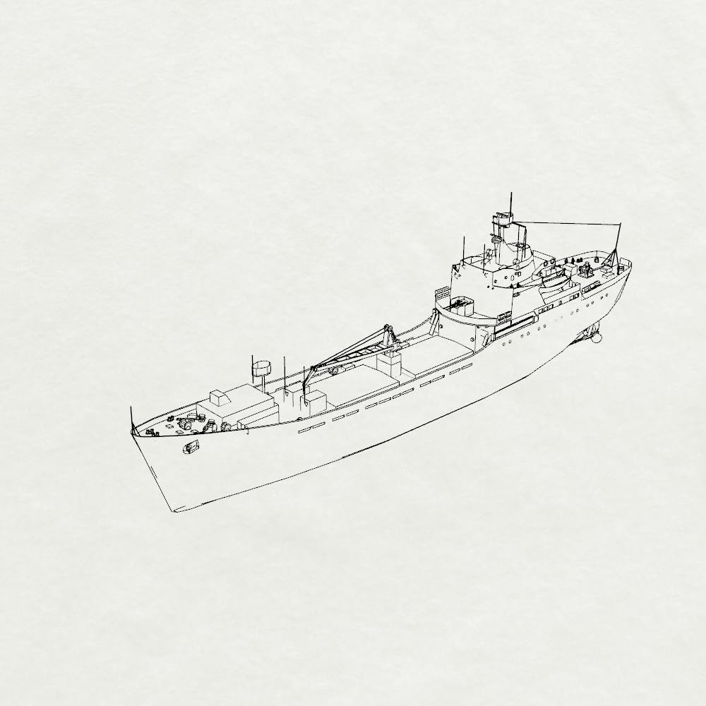 MRY-SFW 197S 1/200 Radziecki SN Alligator-Class Project 1171 Czołg statku lądowego pełny kadłub