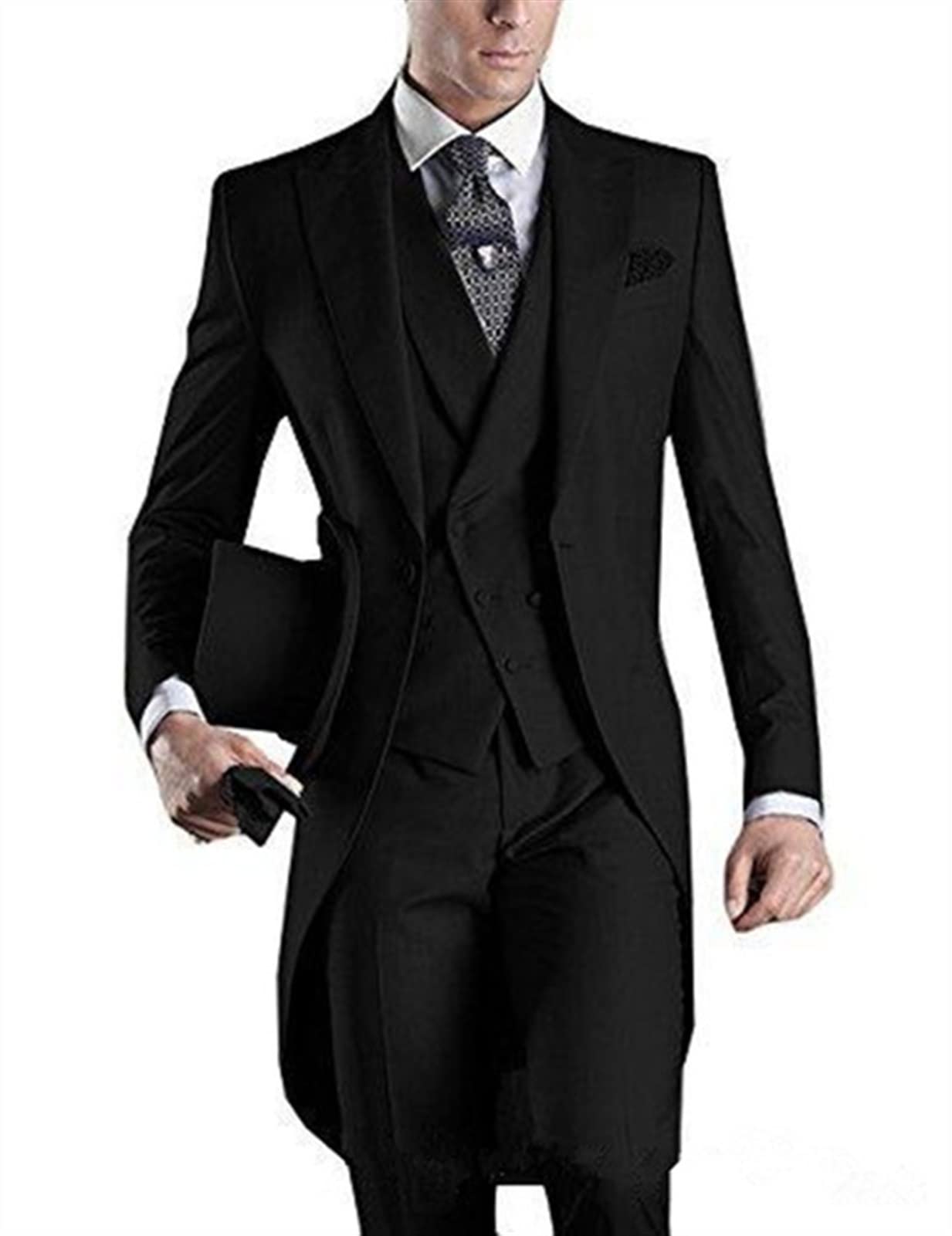 Amazon.co.jp: クラシックロングブライド開花タキシードフォーマル