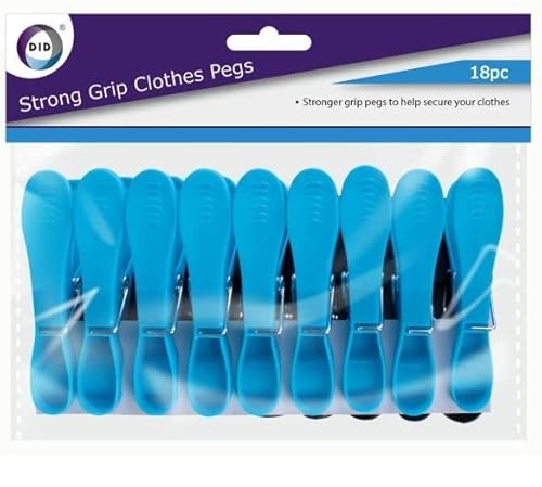 18pc Strong Grip Clothes Pegs