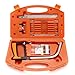 13 in 1 Multifunction Hacksaw Tool - Handheld Bow Saw Interchangeable Blades & Carry Case, with 8Pcs HSS Extra Steel Blades, Mini Hand Hack Saw Set for Metal Wood Plastic Tile Ceramic Cutting