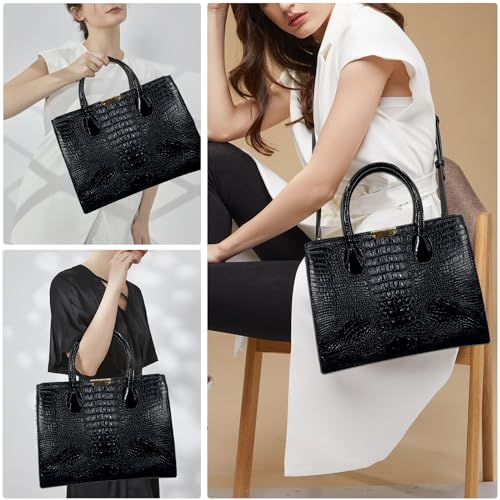 Set de 3 Bolsos Tote de Mujer en Cuero PU miniatura 2