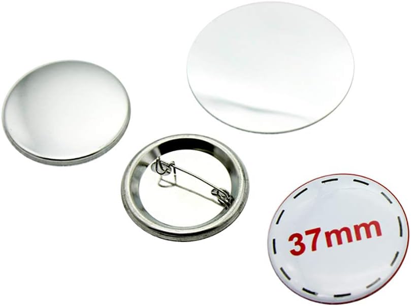 ChiButtons37mm Metal Pin Badge Round [Metric System]