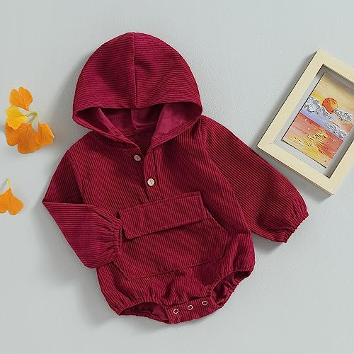 Kayotuas Infant Baby Boy Girl Fall Clothes Devil Hoodie Sweatshirt Romper Long Sleeve Bodysuit Cute Halloween Outfit Clothing3