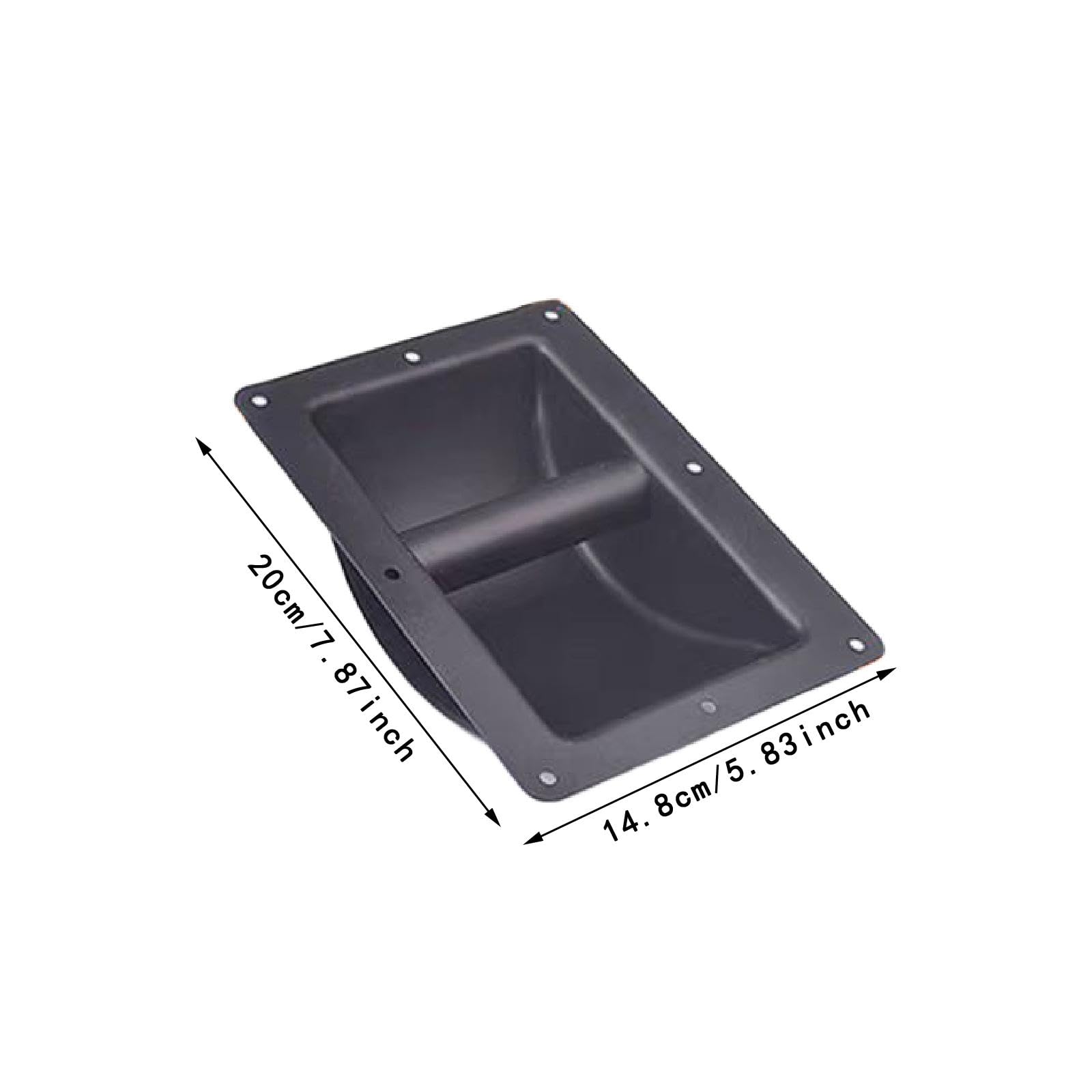 predolo Ensemble de 2 Poignées pour Haut-Parleurs Encastrés, Poignée de Haut-Parleur Audio Encastrée, Accessoires de Transport, pour Transporter Vos Enceintes Toute Confiance, S
