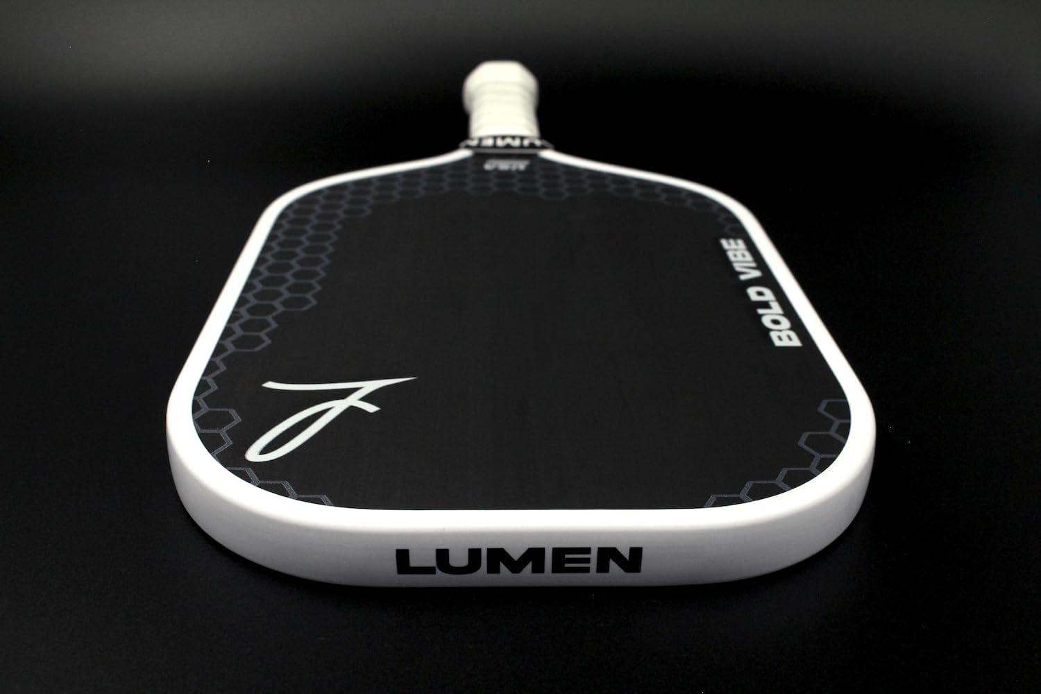 Bold Vibe Raw T700 Carbon Fiber Pickleball Paddle – Thermoformed Foam Edge Paddle for Spin & Control – USAPA Approved – EVA Honeycomb Core – Includes Paddle Cover