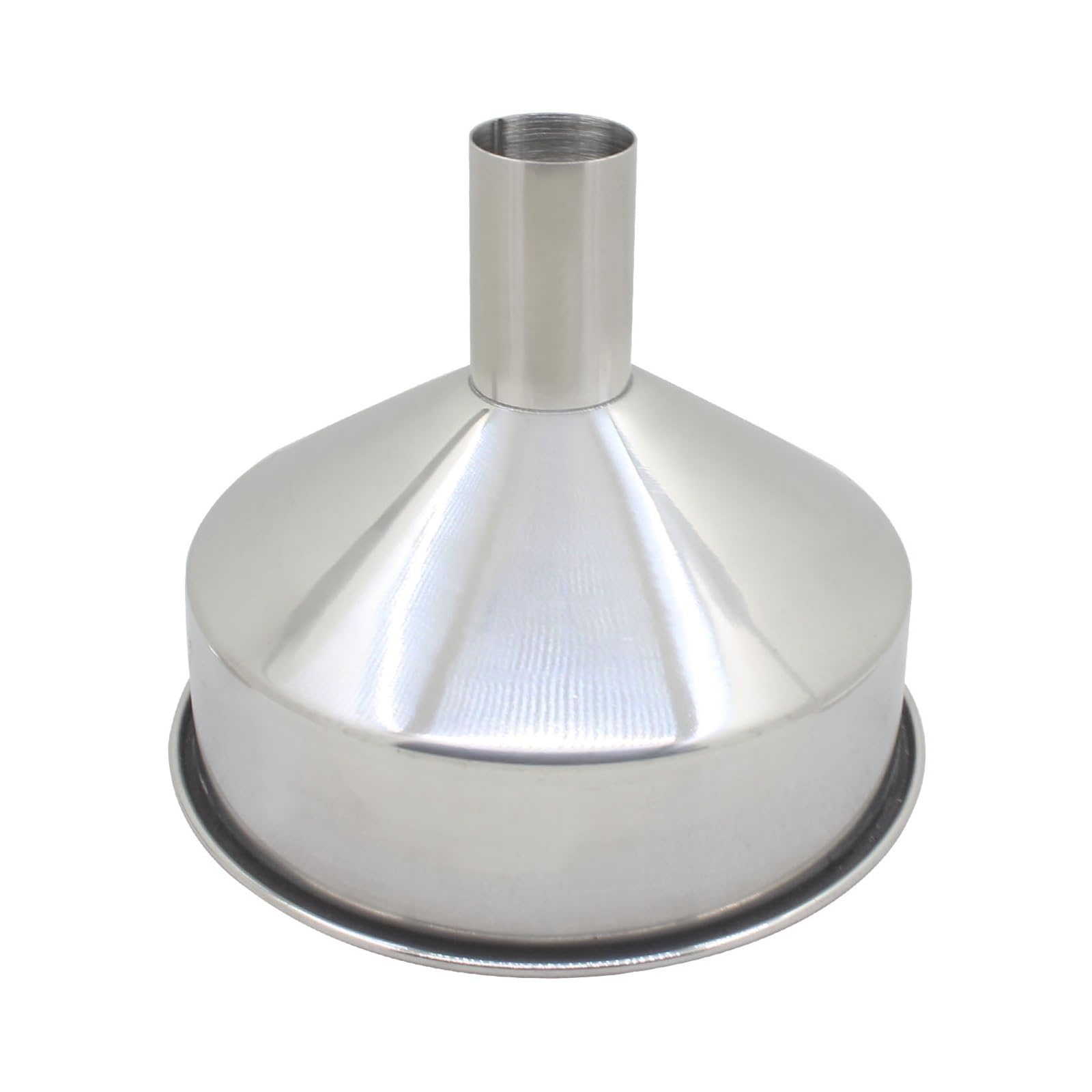 Imbuto Grande in Acciaio Inossidabile 304 con Filtro Imbuto for Olio Domestico Imbuto Industriale Extra-Large 1pz (Color : 250-51mm)