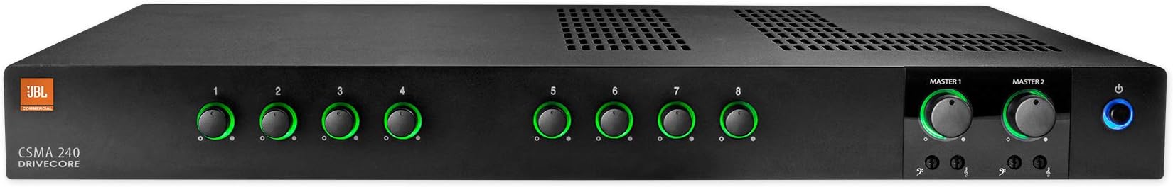 JBL Professional CSMA240 Commercial Series Two-Channel 40-Watt Powered Audio Mixer/Amplifier