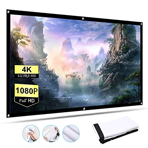 Limited 120-inch Projection Screen 16:9 HD Foldable Portable Projection Movies Screen with Wrinkle-Free Design for Home Theater Outdoor Indoor Support Double Sided Projection Discount 120-inch Projection Screen 16:9 HD Foldable Portable Projection Movies Screen with Wrinkle-Free Design for Home Theater Outdoor Indoor Support Double Sided Projection