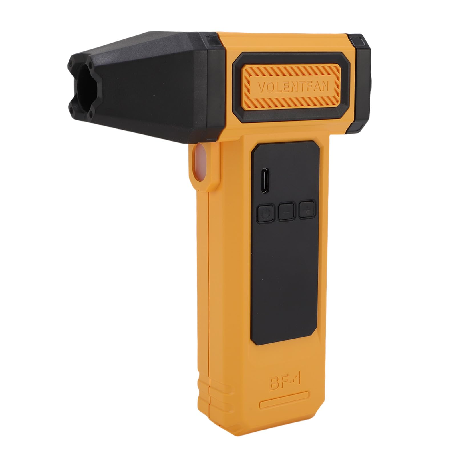 Plumero de Aire Comprimido ABS Plumero de Aire Eléctrico Inalámbrico 9 Engranajes Pantalla LED 8000 MAh Soplador de Portátil Recargable para Teclado Limpieza de Escritorio de Coche (YELLOW)