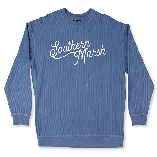 Image of Southern Marsh Women's Sunday Morning - Washed Cord Pullover Sweater - Classic Comfortable Outerwear