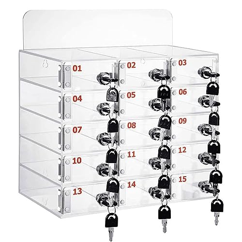 Guarda móviles de pared para evitar distracciones en exámenes con 25 llaves 2