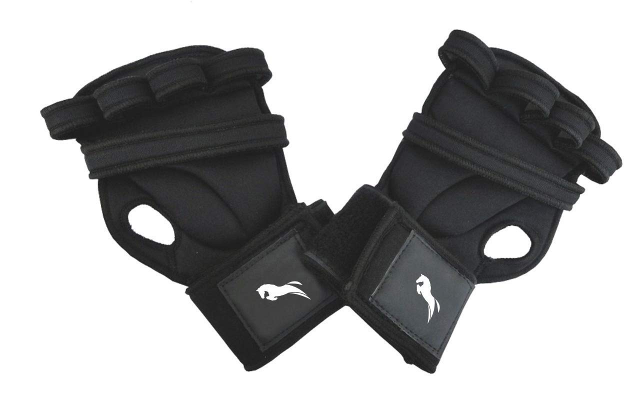 QUADA Leather Gloves For Men, Gym Gloves For Women For Workout, Gym Gloves For Boys With Wrist Support, Hand Gloves For Gym, Fitness, Weightlifting & Exercise (Black) (B08W1FJFD2) Amazon Price History, Amazon Price Tracker